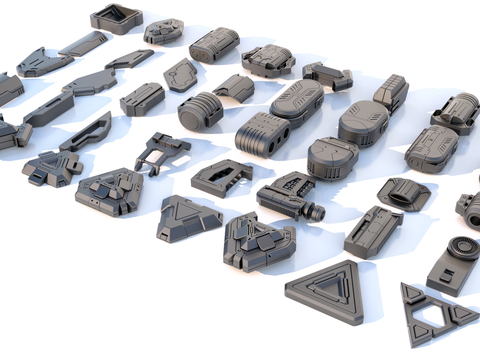 Hard Surface Machine Parts Industrial Parts