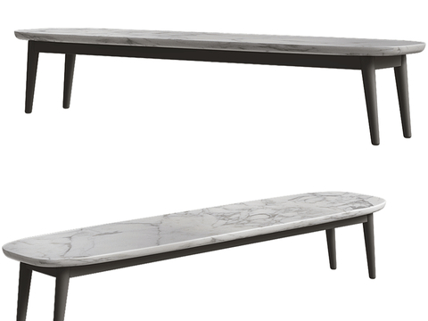 Gervasoni Simple Coffee Table Rock Board Coffee Table