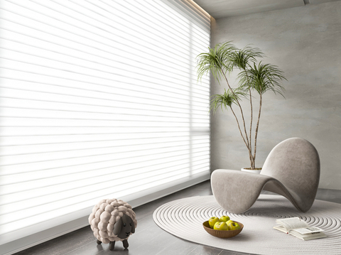 Modern Shangri-La Curtain Dream Curtain Vertical Curtain Venetian Blinds