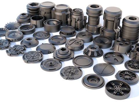 Hard Surface Machine Parts Industrial Parts