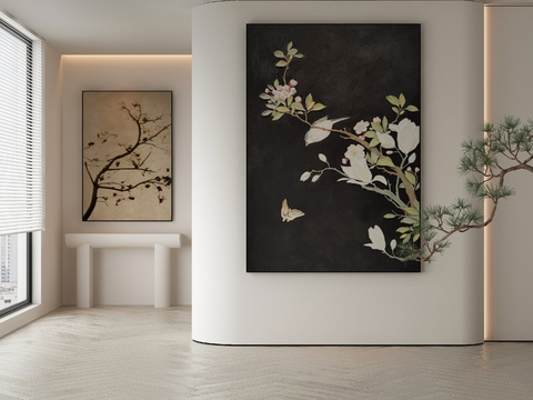 New Chinese Flower and Bird Painting Art Painting Decorative Painting Hanging Painting