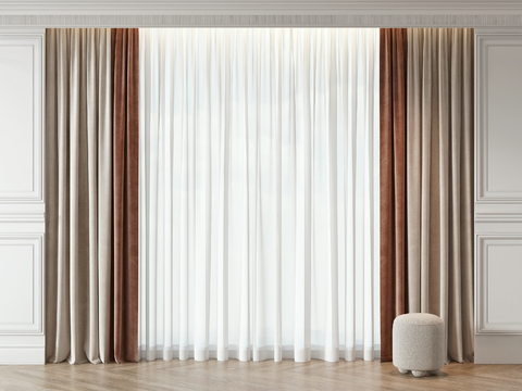 modern curtain gauze curtain