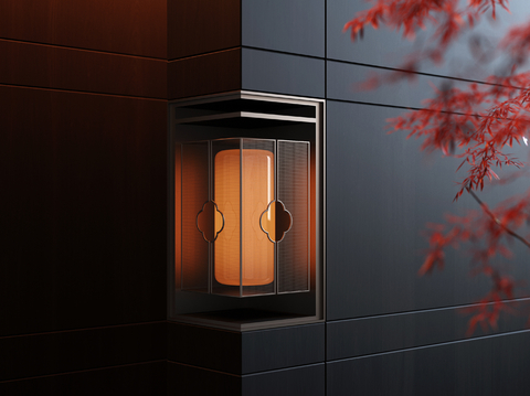 New Chinese-style embedded wall lamp corner wall lamp