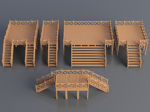 Wooden platform, hydrophilic platform, viewing platform, rest platform