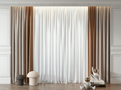 Modern Curtain Window Screen