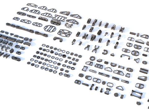 Hard Surface Machine Parts Industrial Parts