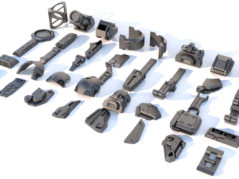 Hard Surface Machine Parts Industrial Parts