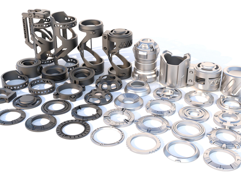 Hard Surface Machine Parts Industrial Parts