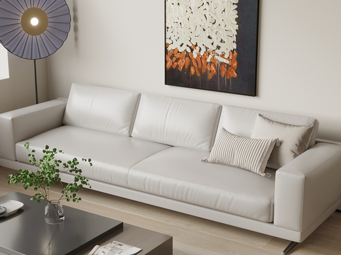 Modern Couch white leather sofa