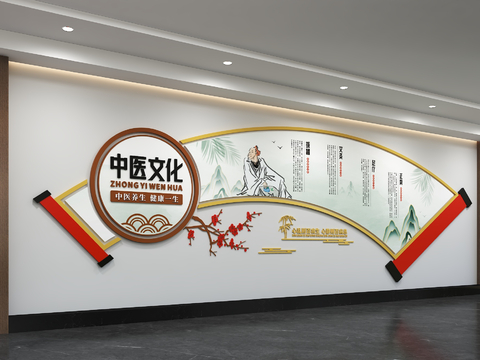 Traditional Chinese Medicine Culture Wall Promoting Traditional Chinese Medicine Culture Wall