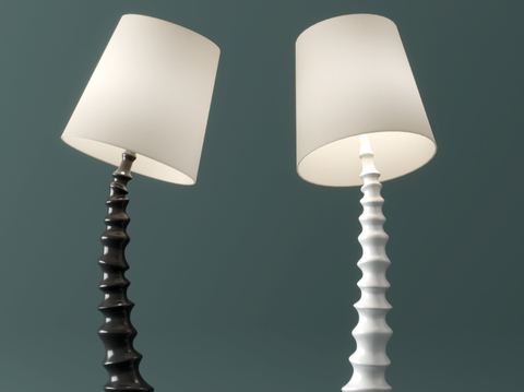 Middle style floor lamp