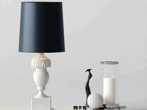 Modern decorations table lamp books