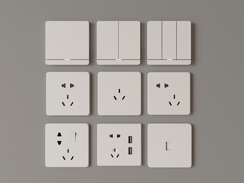 Switch socket intelligent panel