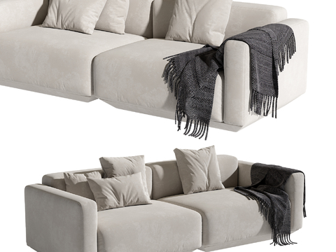 Minotti double sofa