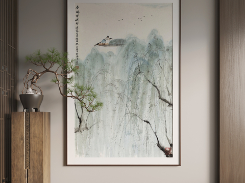 New Chinese Ink Painting Landscape Painting Decorative Painting