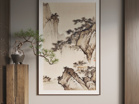 New Chinese Ink Painting Landscape Painting Decorative Painting