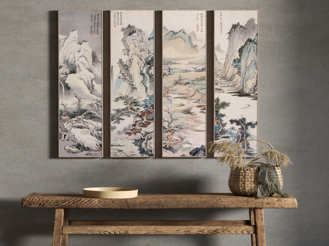 New Chinese Ink Painting Landscape Painting Decorative Painting