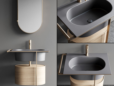 Modern suspension basin wash table