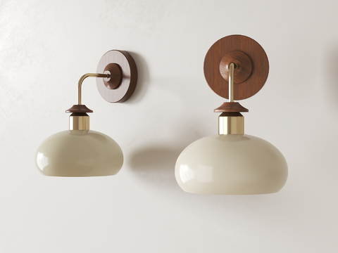 Middle style wall lamp