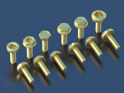 nut screw nut hardware