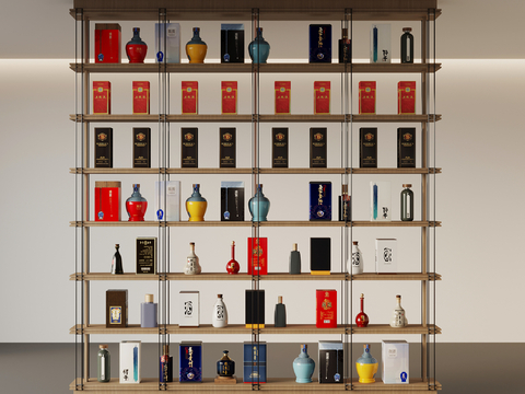 Modern Alcohol and Tobacco Cabinet Display Cabinet Partition Cabinet