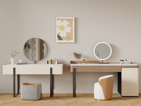 Cream Style Dressing Table