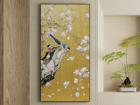 New Chinese Flower and Bird Painting Art Painting Decorative Painting Hanging Painting