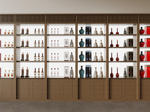 Modern Liquor Cabinet Display Cabinet Wine Decoration