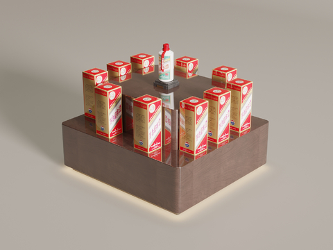 Liquor Nakajima Taiwan Maotai Display Desk