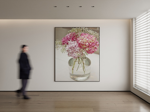 Modern Decorative Painting Flower Hanging Painting