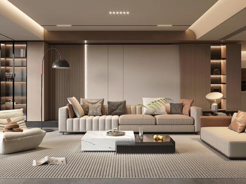 Affordable Luxury Style Living Room