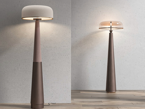 Middle style floor lamp