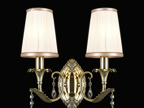 French Wall Lamp Double Head Wall Lamp