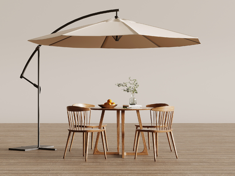 Outdoor Table and Chair Camping Table and Chair Parasol