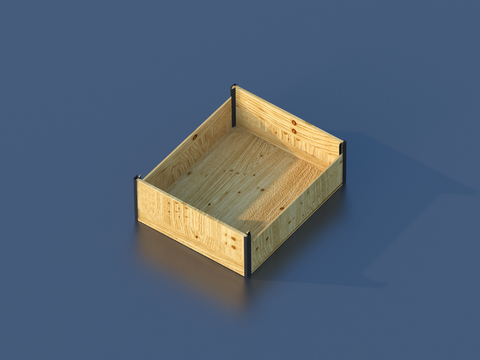 Wooden box fruit box daily necessities