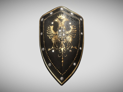 Medieval Battle Shield Eagle Bird Shield