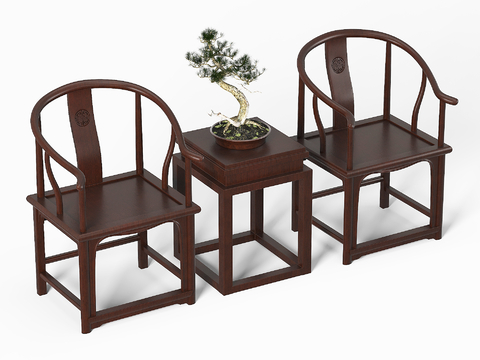 Chinese Style Circle Chair Master Chair