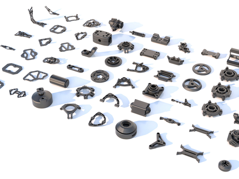 hard surface parts mechanical parts industrial equipment