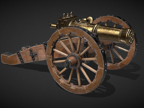 Medieval Cannon Missile Launcher