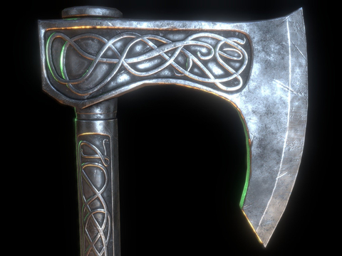 Sci-fi Axe Tomahawk Game Props