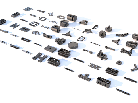 hard surface parts mechanical parts industrial equipment