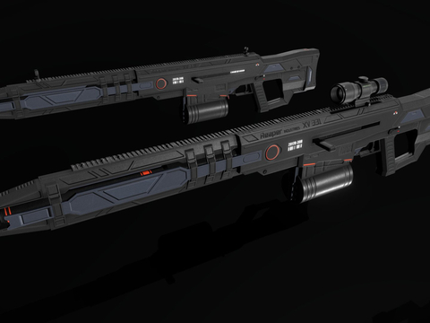 Sci-Fi Sniper Rifle