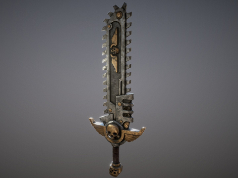 chain saw sword game props