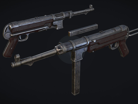 MP40 submachine gun weapon