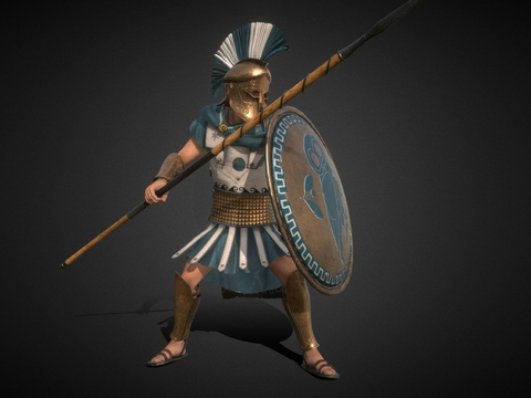 Heavy Infantry Athenian Soldier Anime Characters