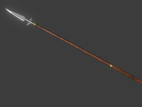 Viking Spear Sword Animation Props