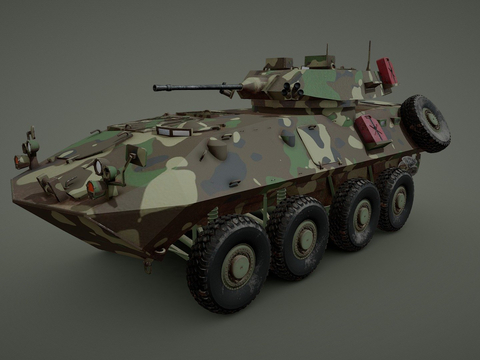 Amphibious armored reconnaissance vehicle