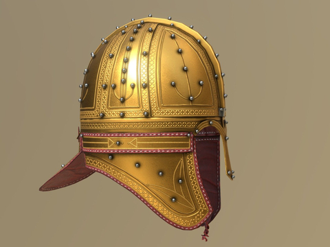 Roman ridge helmet steel helmet