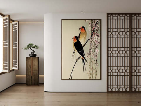 New Chinese Flower and Bird Painting Art Painting Decorative Painting