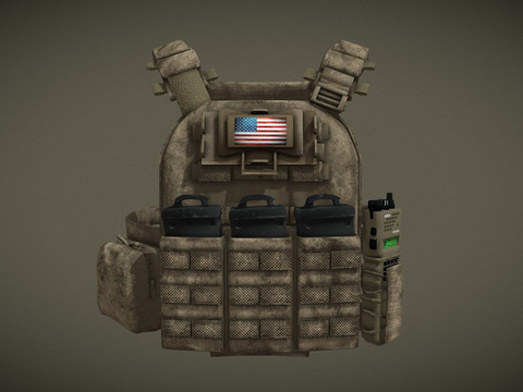 Anti-Terrorist Body Armor Bulletproof Vest